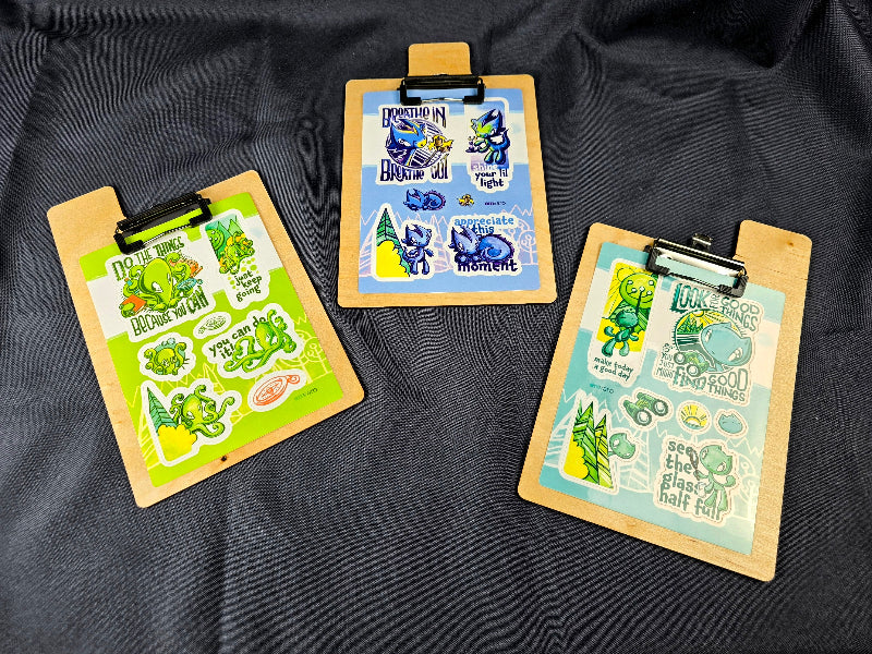 6x8 Mini Display Clipboards for Prints, Stickers, and more for Retail Display (Digital Download)