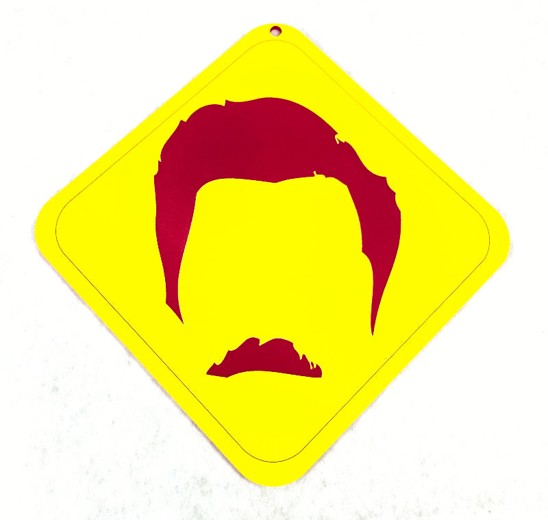 Caution: Ron is always watching / Acrylic workshop sign