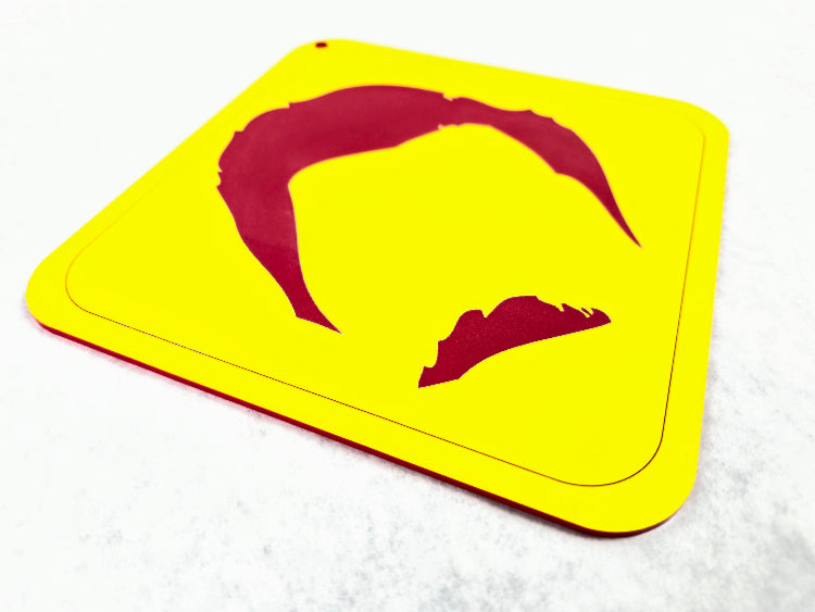 Caution: Ron is always watching / Acrylic workshop sign