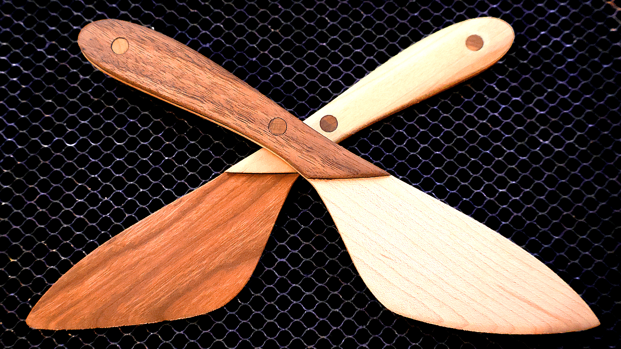 Hardwood Butter Knife Design Template