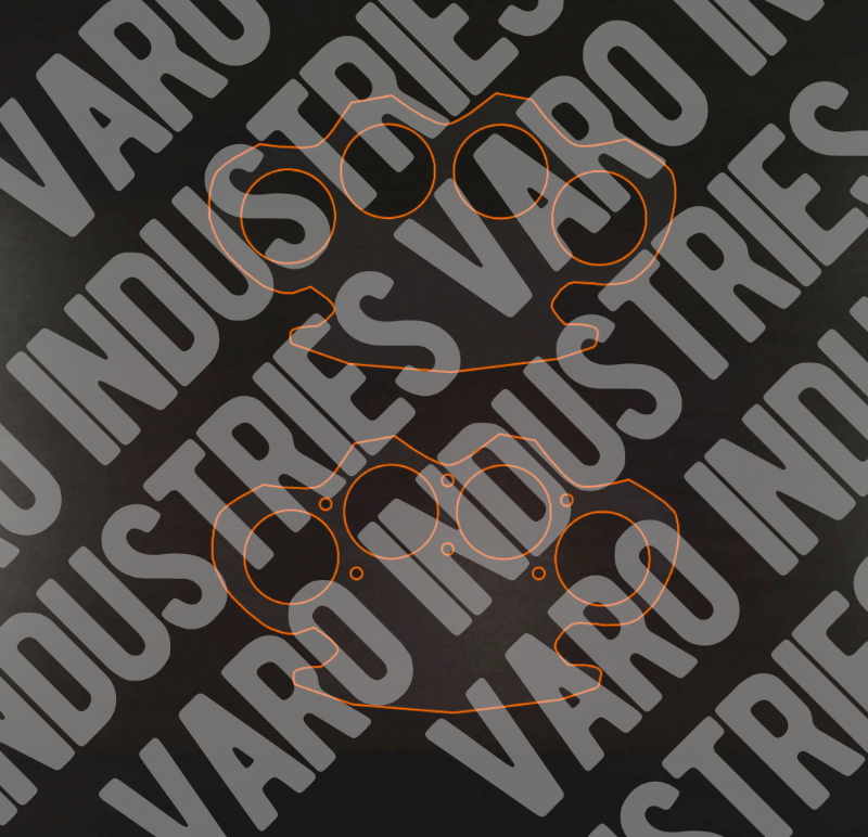 Knuckle Duster Printable Template / Digital Files for Woodworking, Lasers, CNC (Digital Download)