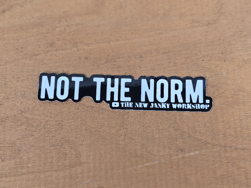 Not The Norm Sticker