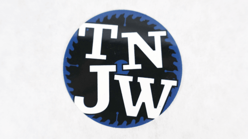TNJW Circular Sticker