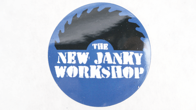 The New Janky Workshop Circular Sticker