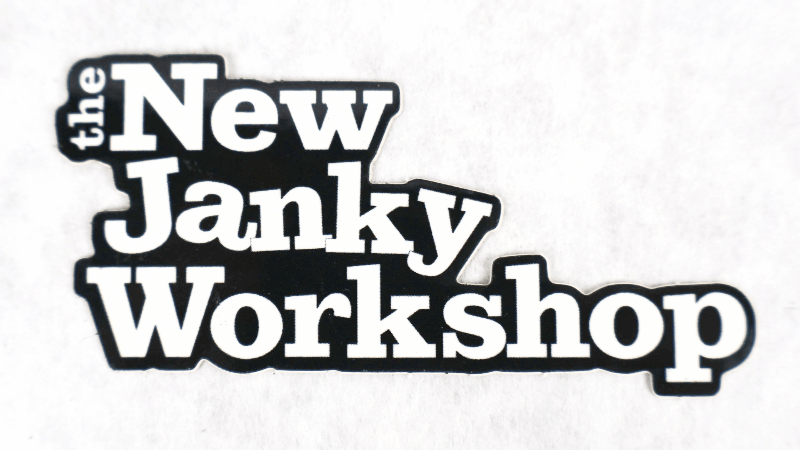 The New Janky Workshop Sticker Letters