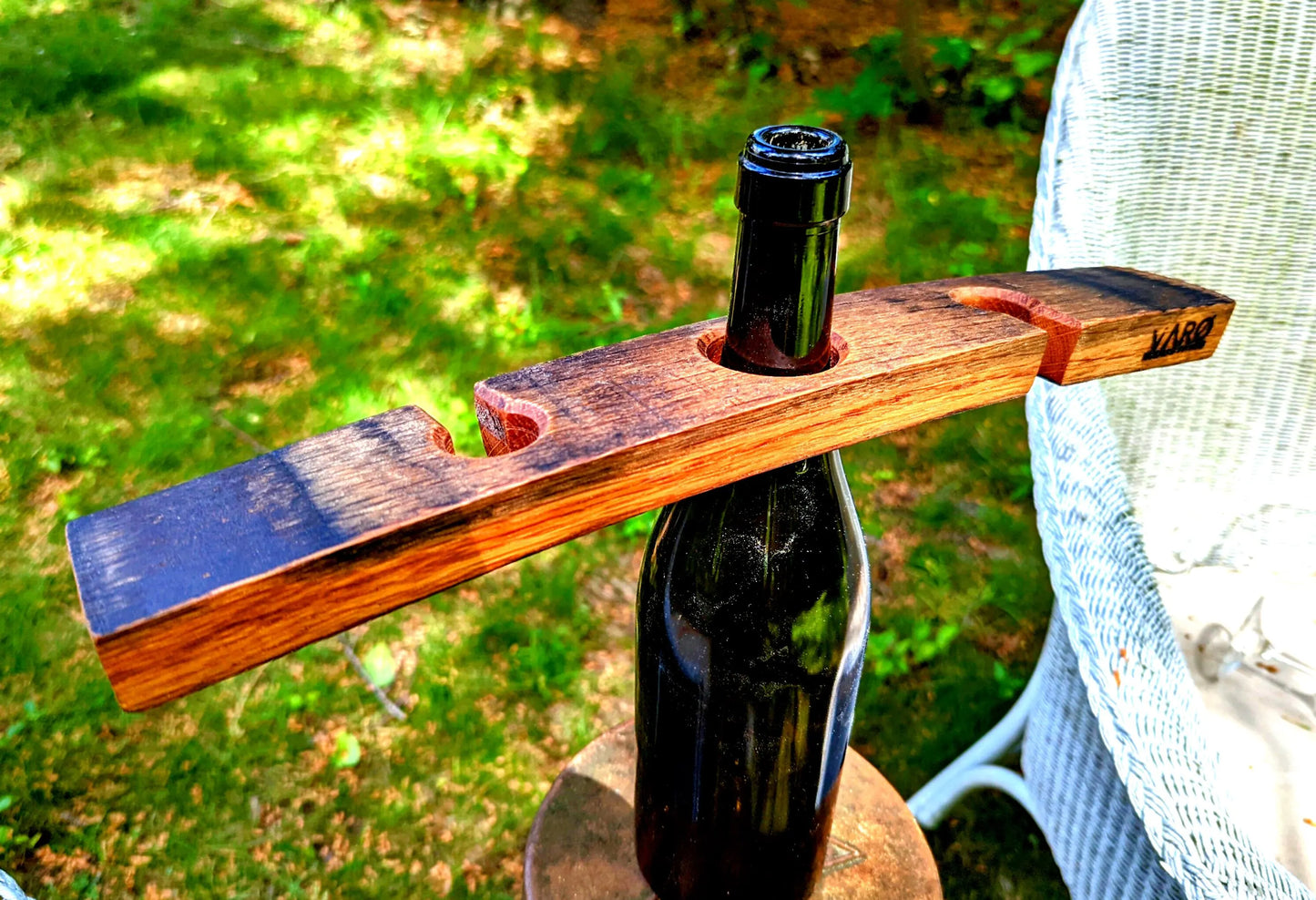 Wine Glass Display / Wine Bottle Caddy Printable Template and Instructions (Digital Download)