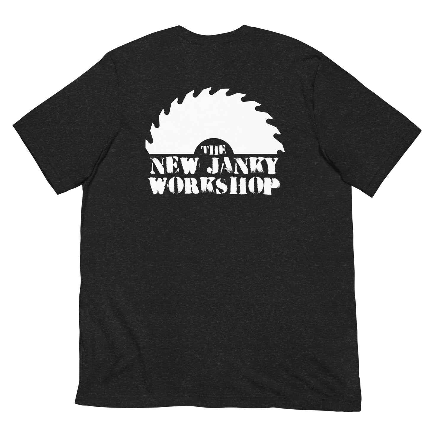 The New Janky Workshop Small Logo Front / Large Logo Back