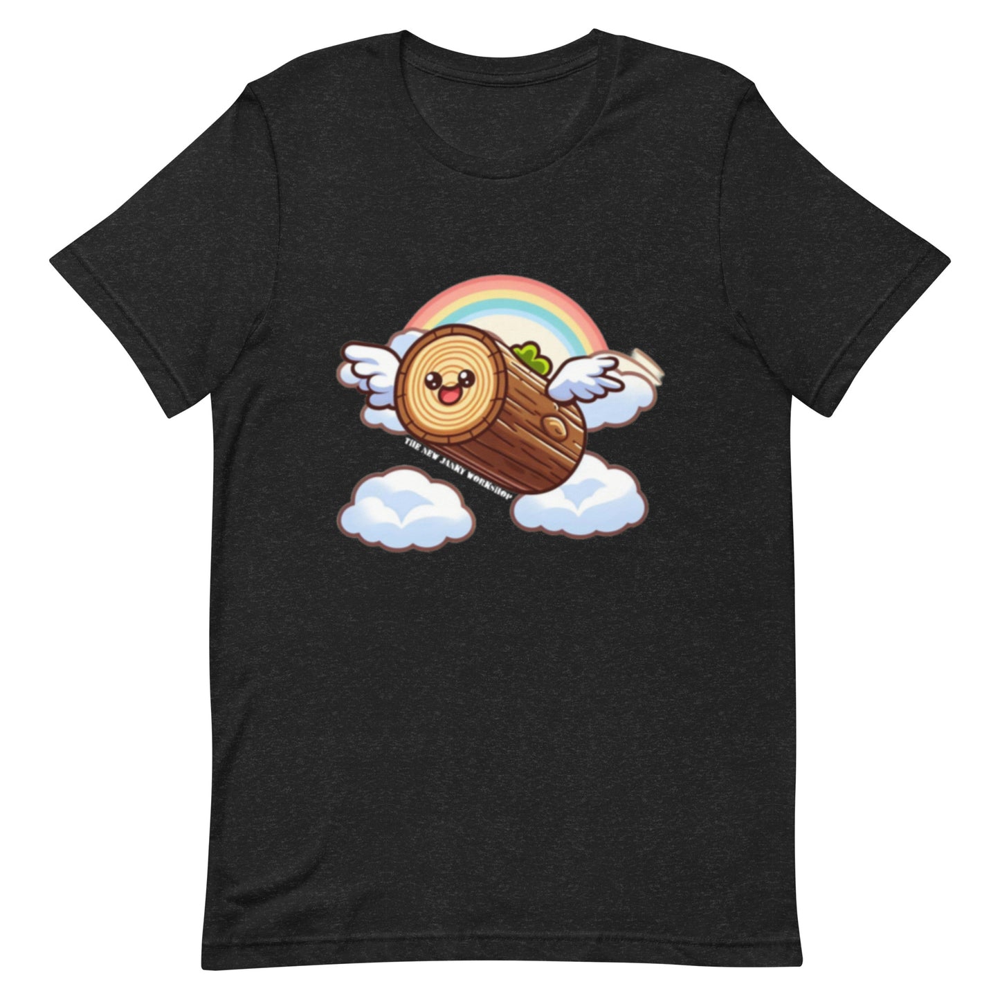 Happy Flying Log Short-Sleeve T-Shirt