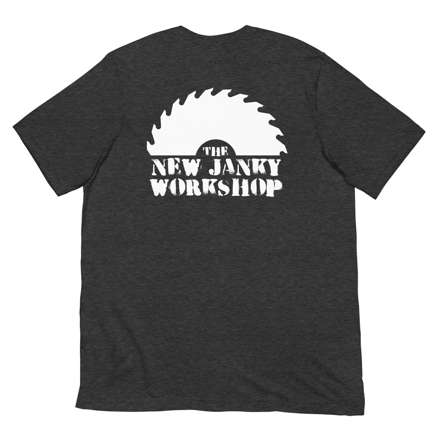 The New Janky Workshop Small Logo Front / Large Logo Back