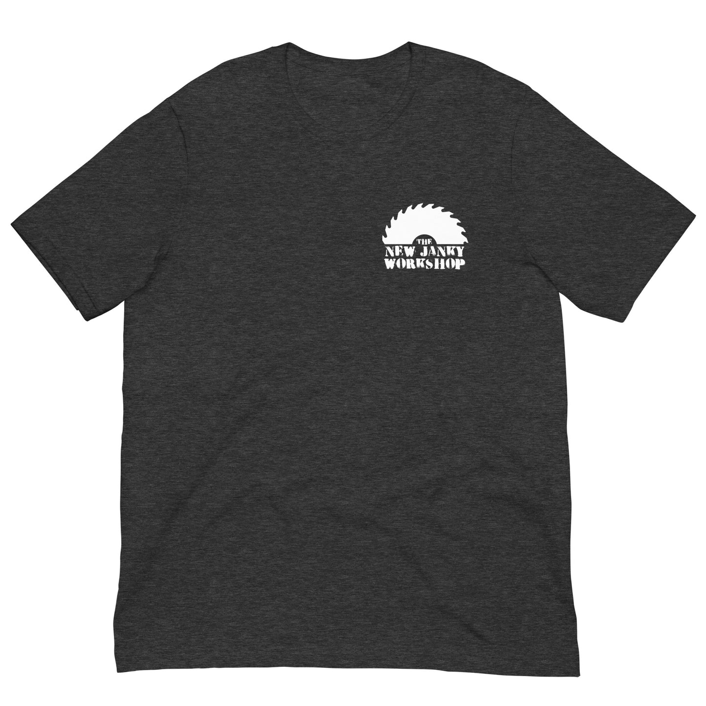 The New Janky Workshop Small Logo Front / Large Logo Back