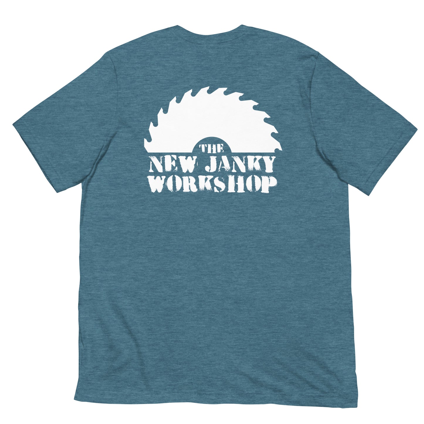 The New Janky Workshop Small Logo Front / Large Logo Back