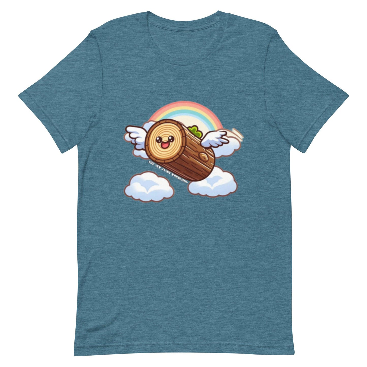 Happy Flying Log Short-Sleeve T-Shirt