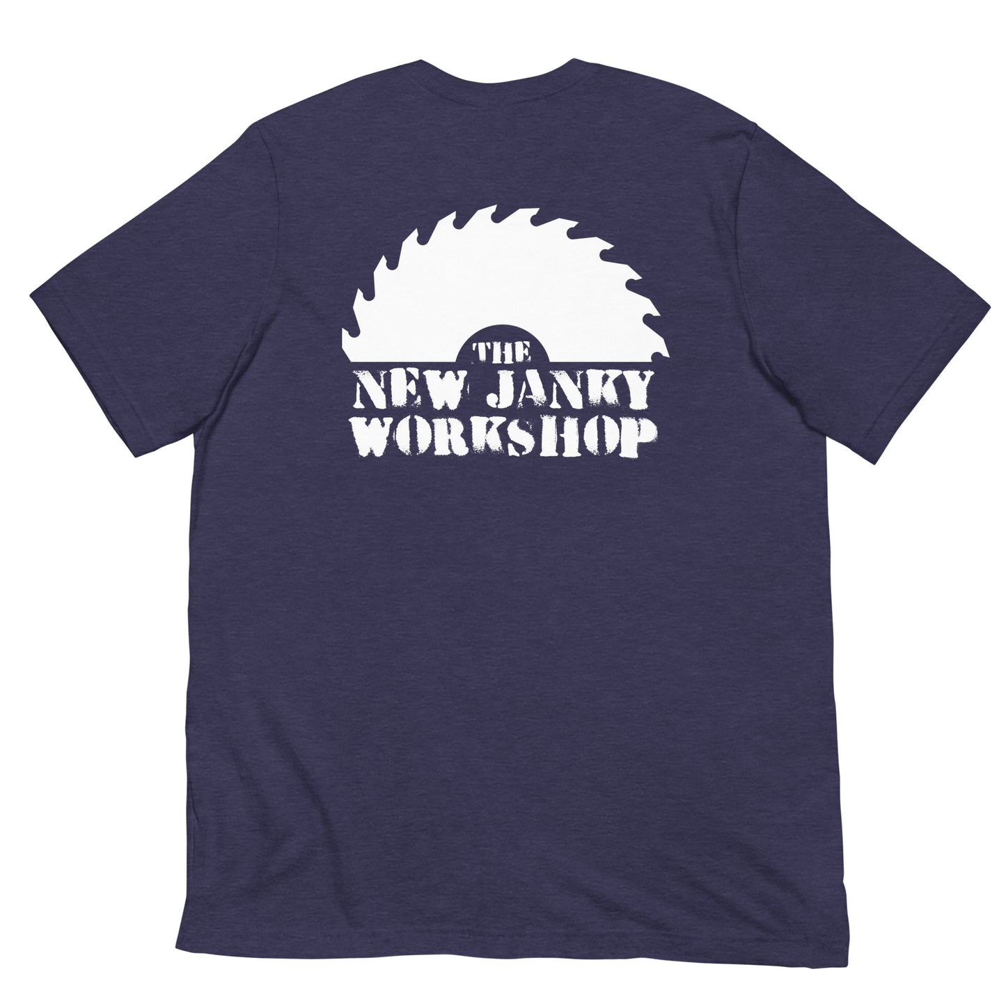 The New Janky Workshop Small Logo Front / Large Logo Back