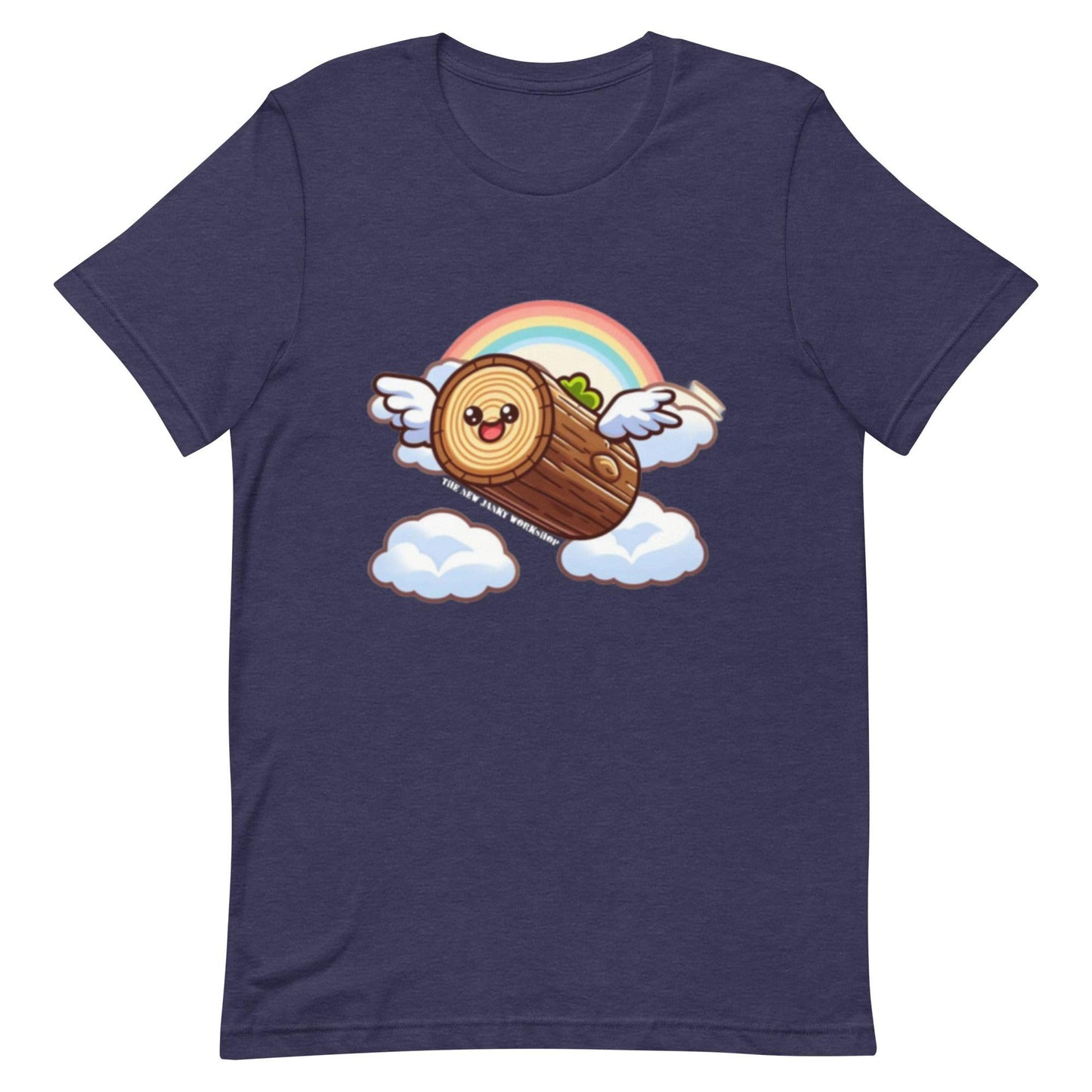 Happy Flying Log Short-Sleeve T-Shirt
