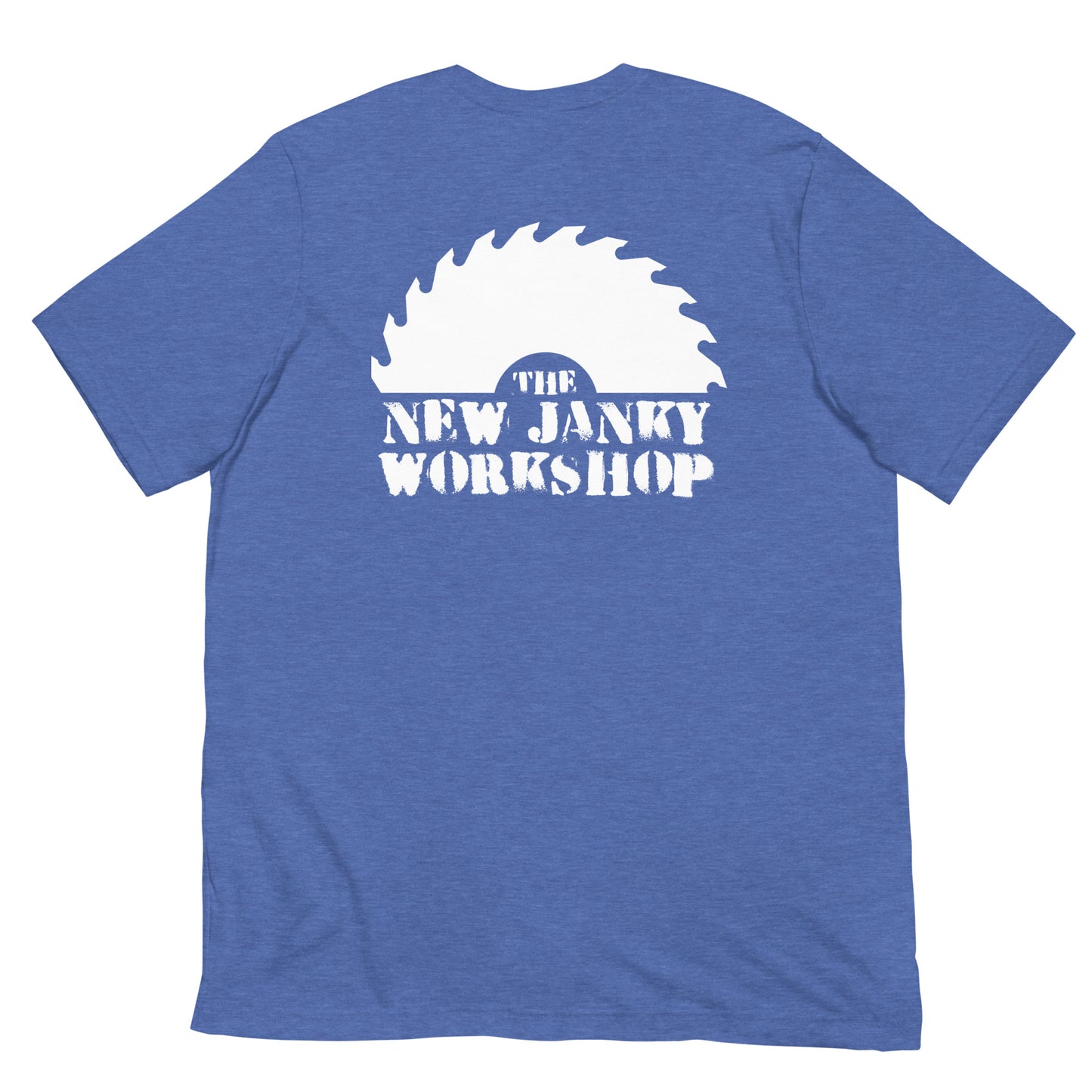 The New Janky Workshop Small Logo Front / Large Logo Back