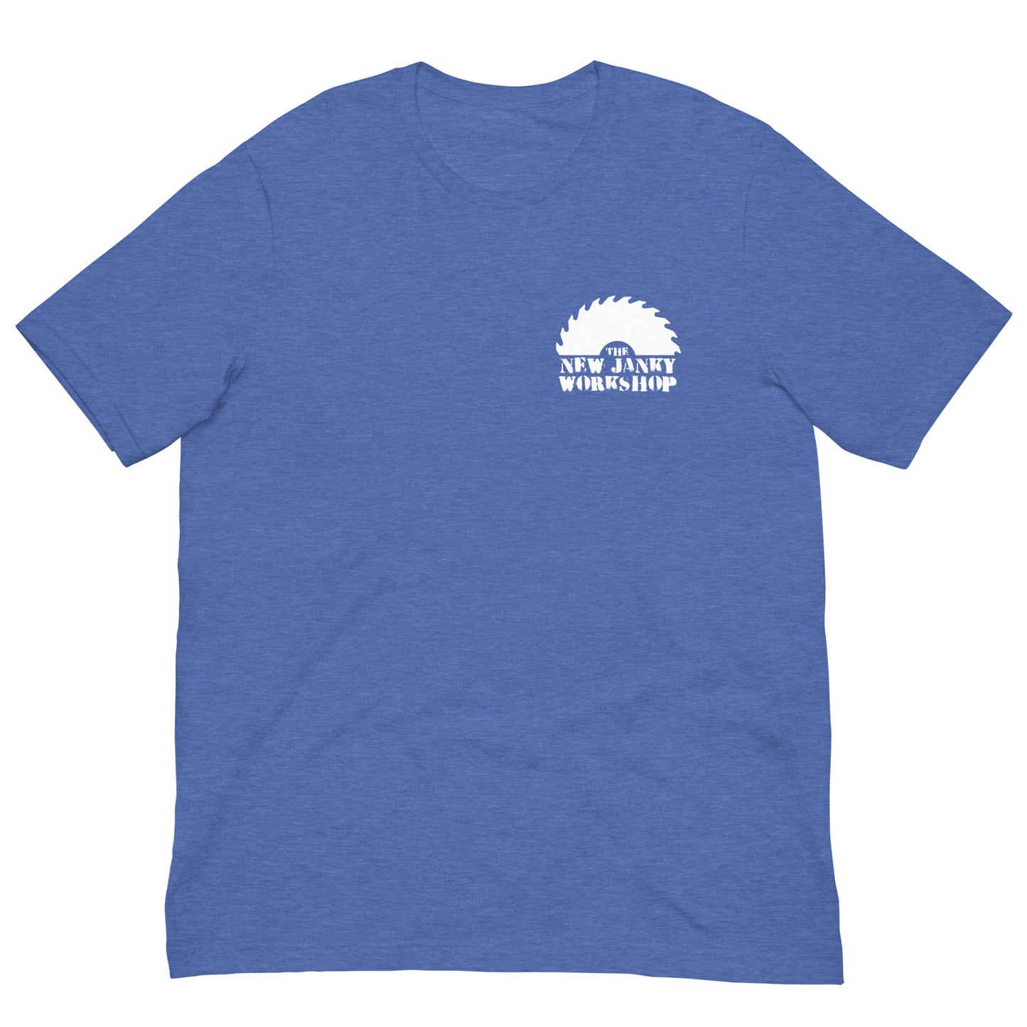 The New Janky Workshop Small Logo Front / Large Logo Back