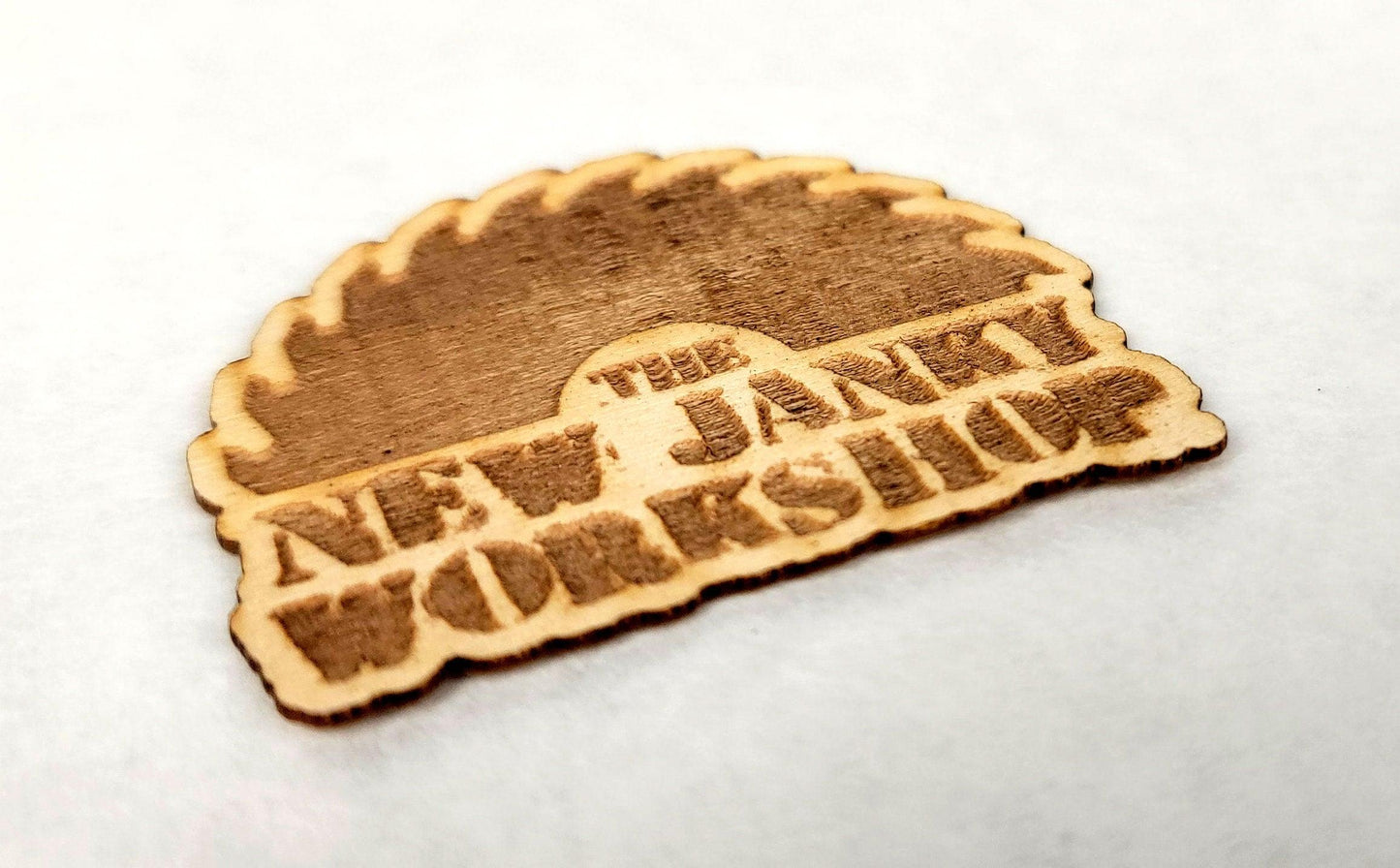 The New Janky Workshop Laser Cut and Engraved Wood Stickers