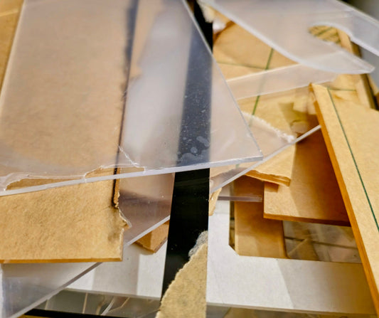 1 LB Box of Laser Cut Cast Acrylic Plastic Leftovers!