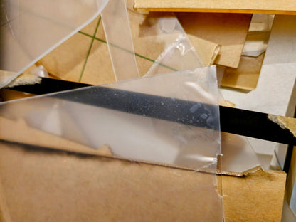 1 LB Box of Laser Cut Cast Acrylic Plastic Leftovers!