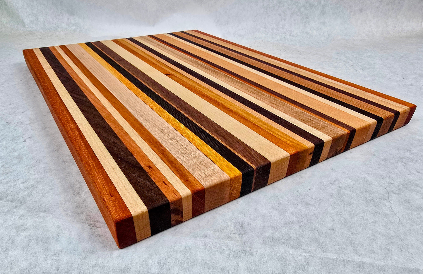 Extra Large Hand Made Artisan Cutting Board - In No Particular Order! (Mahogany, Cherry, Walnut, Canarywood, Yellowheart and Wenge)