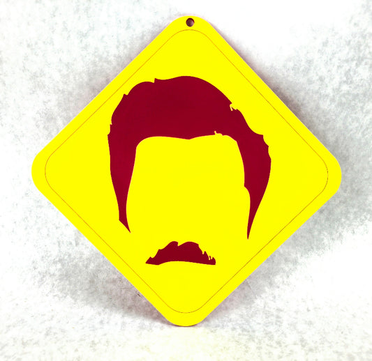 Caution: Ron is always watching / Acrylic workshop sign