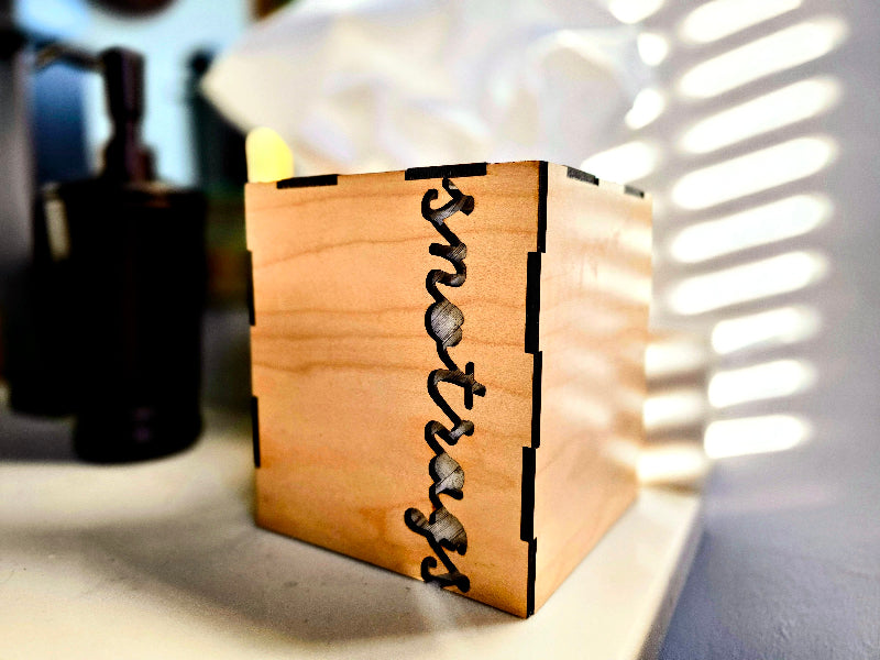 Company Type Adjustable Cube Tissue Box Cover