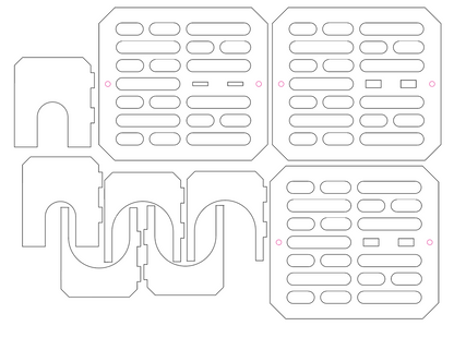 Lightsaber Wall Mount Template