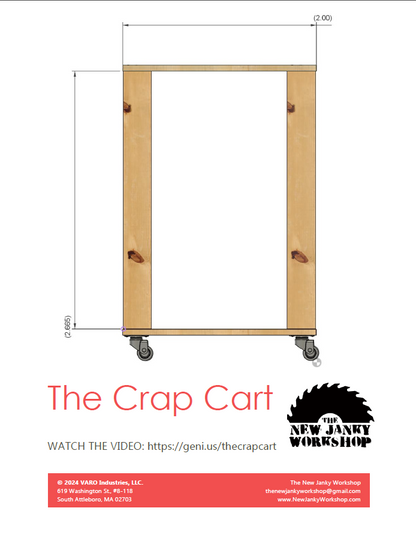 Basic Mobile Shop Cart Plans (Digital Download)