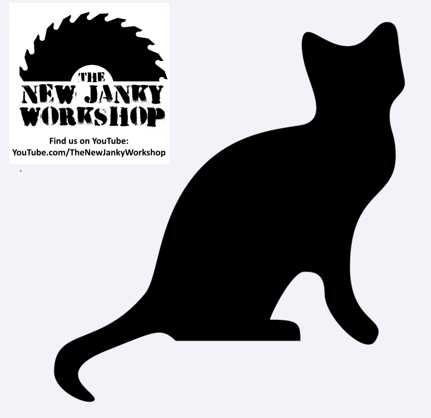 Bandsaw Cat Template (FREE Digital Download)