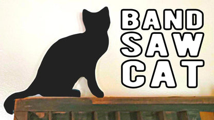 Bandsaw Cat Template (FREE Digital Download)