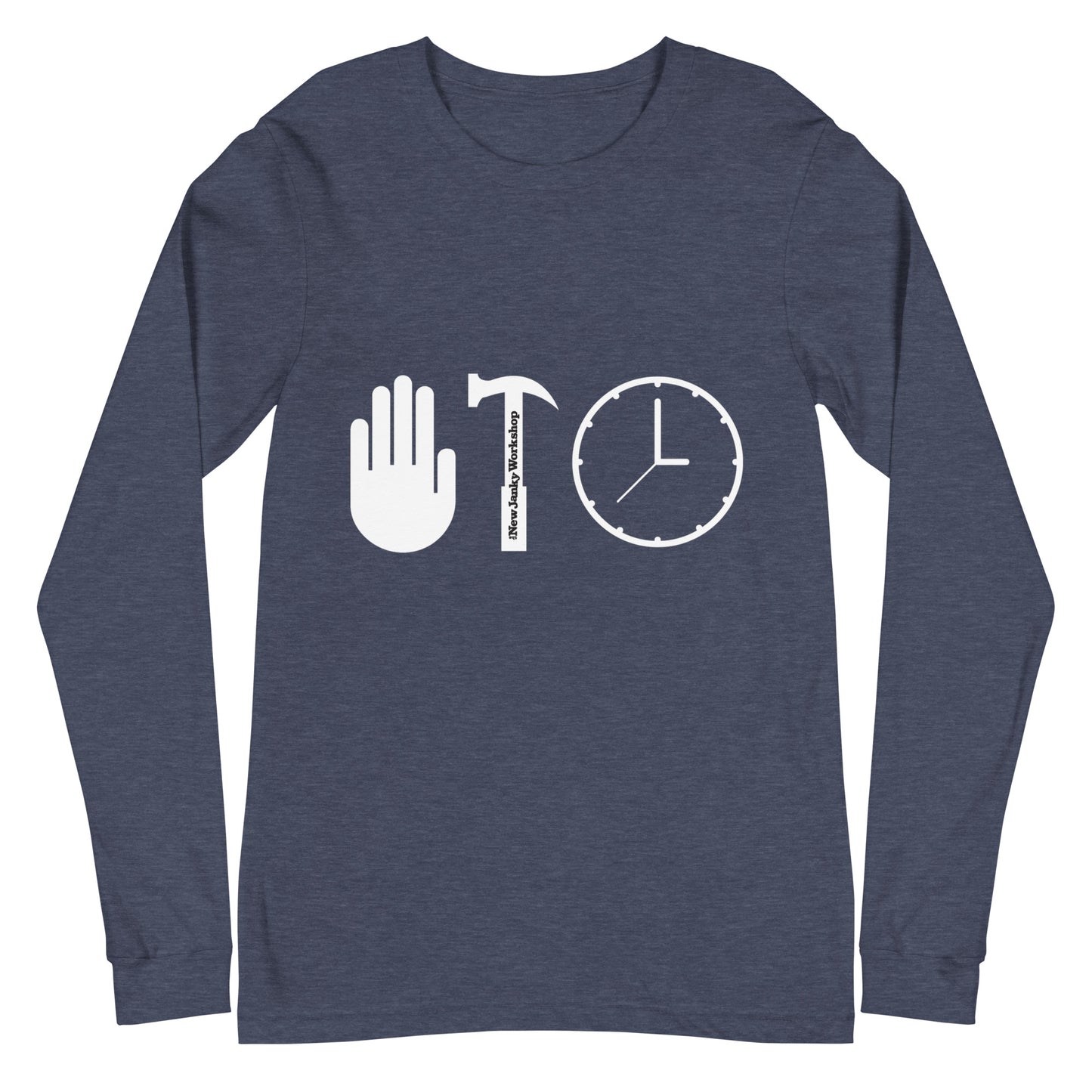 STOP + HAMMER + TIME Long-Sleeve T-Shirt